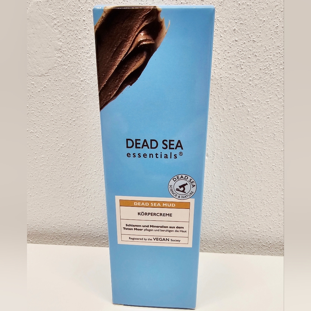Dead Sea Essentials Dead Sea Mud Korpercreme Vegan Skin Care 6.8 Fl Oz